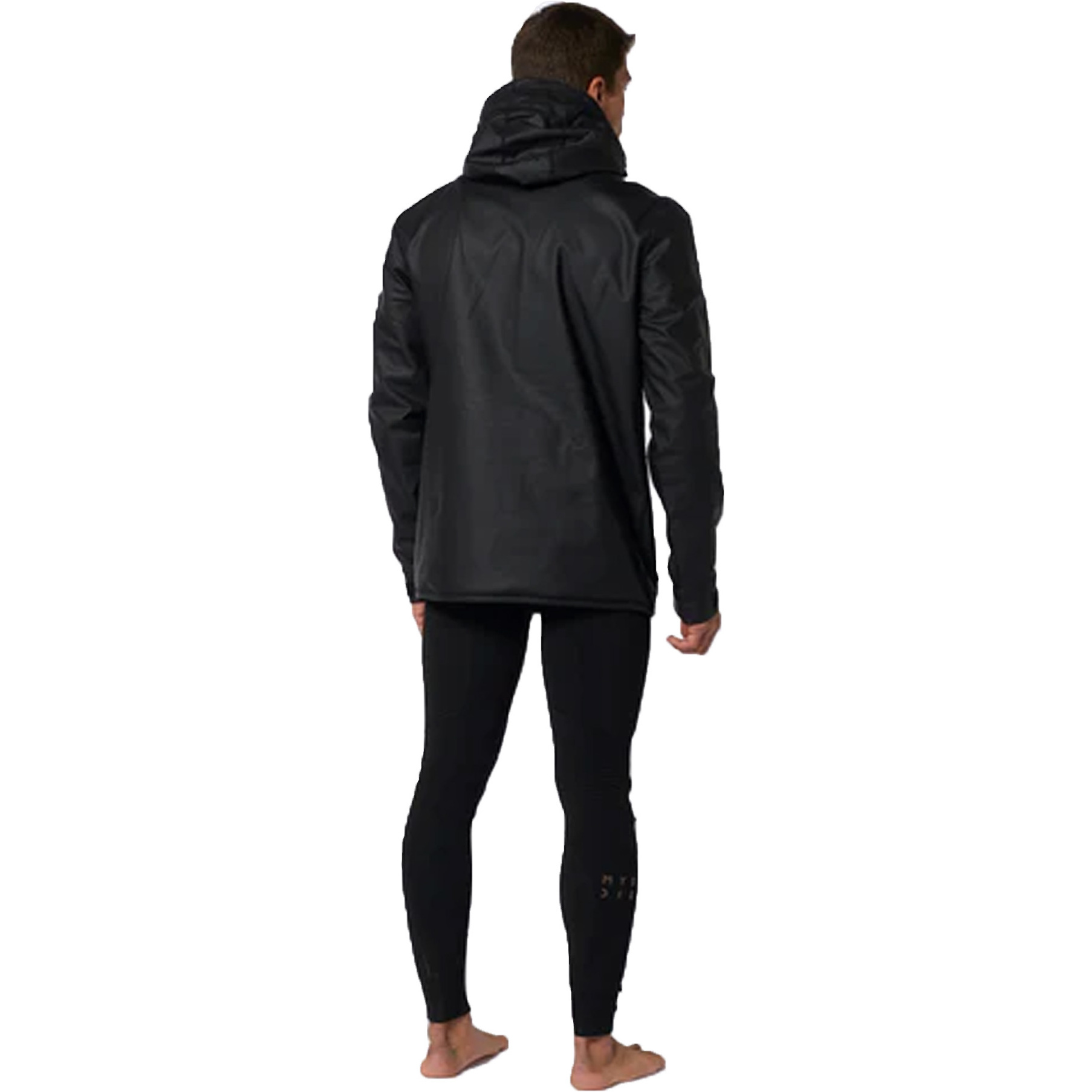 2026 Mystic Mens Storm Softshell Hoodie 35017.230350 - Black